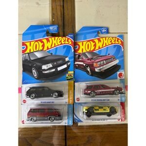 Set of 4 Hot Wheels '94 Audi RS2 Nissan Maxima Drift Car Aston Martin‎ One-77